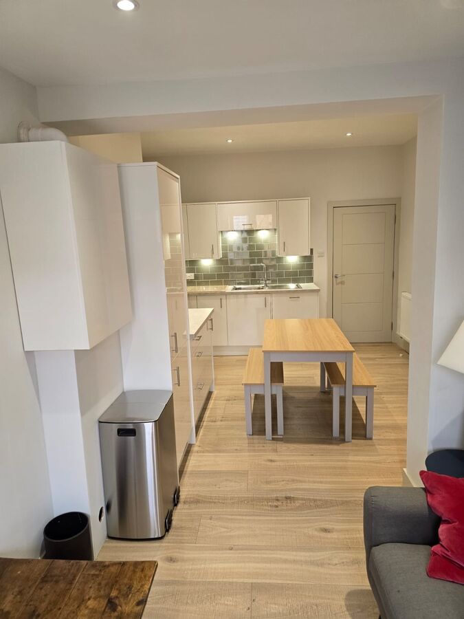 Refurbished kitchen and dining area