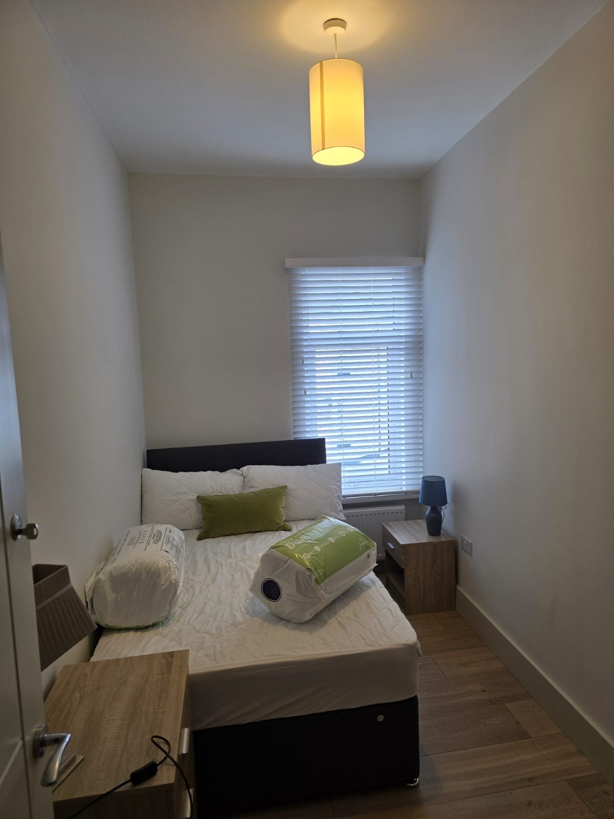 Furnished bedroom, ready for a tenant